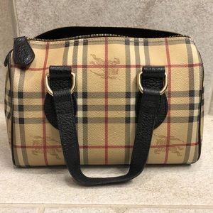 Burberry Bowling Bag Haymarket print